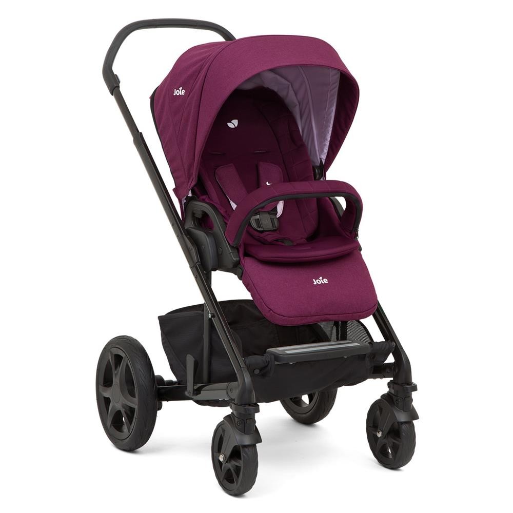 Joie Chrome DLX Stroller incl. Footmuff, Adapter & Rain obscuring