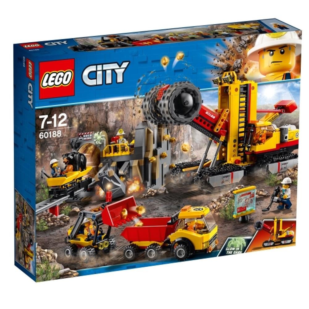 Lego City mining professionals at the mining site 