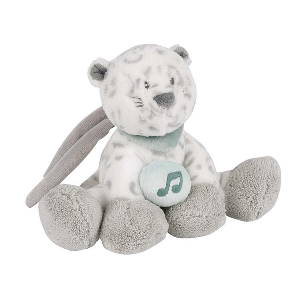 Nattou Mini-Music Box Snow Leopard