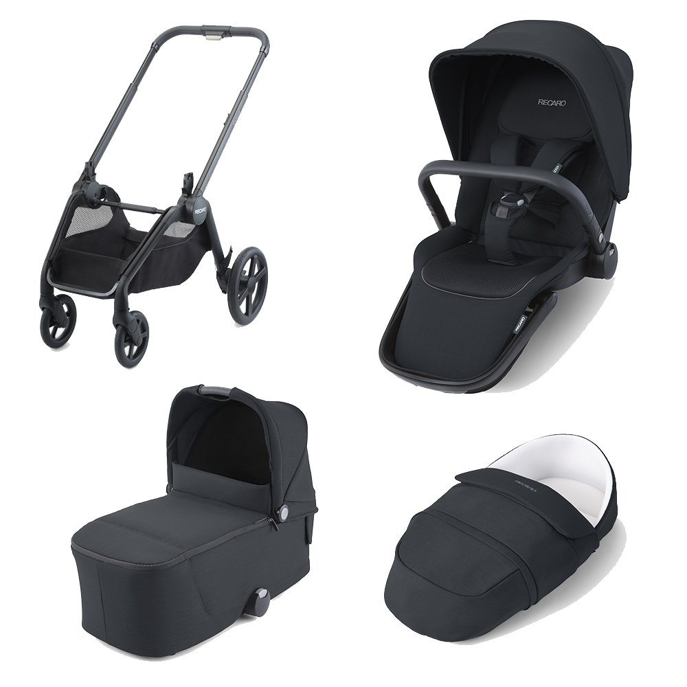 Recaro combi stroller Sadena frame Black Design Select Night Black