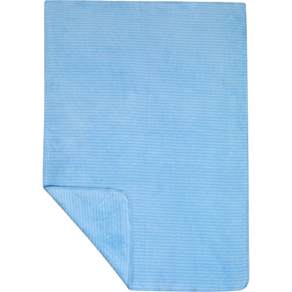 Zllner jacquard blanket size 100 x 150 cm Streifen Blue