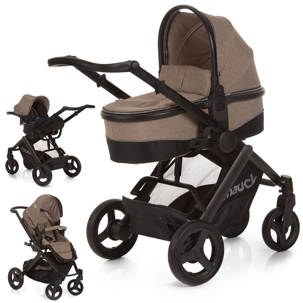 hauck Maxan 4 Plus Trio Set 2017 Stroller incl. Carrycot & Baby carseat 0+