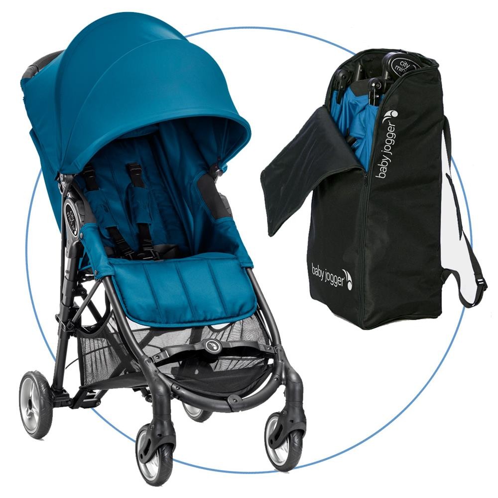 Baby Jogger City Mini ZIP Teal Buggy mit Transporttasche