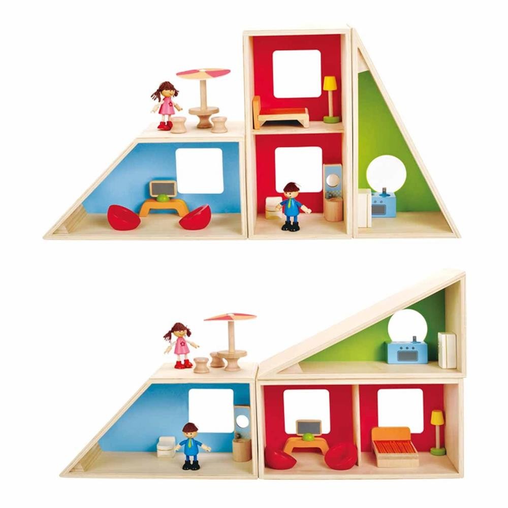 Hape Modular Puppenhaus Bau-Haus der Fantasie