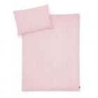 Zllner Bed Linen 100x135 + 40x60 cm  Tiny Squares Blush